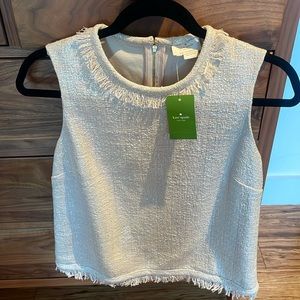 Kate Spade, New. Aurora Borealis Tweed Top